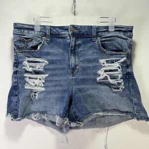 Women's 14 American Eagle Shorts Pants Distressed Jeans